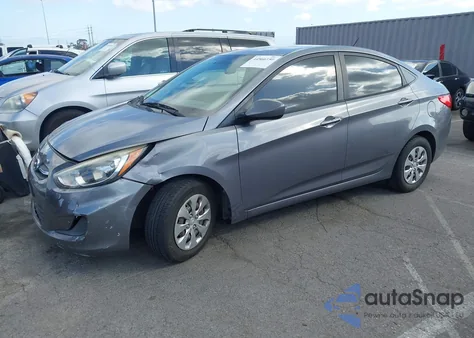 2015 Hyundai Accent Gls z USA, uszkodzony, nr VIN KMHCT4AE5FU885220
